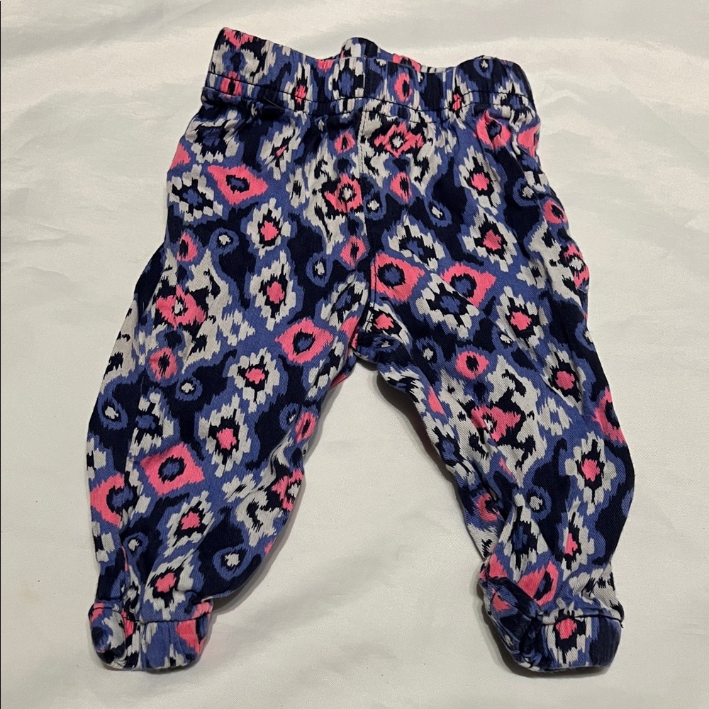 “Bundle 10/$13” Carter's 3M colorful Baby girl Pants in Blue and Pink